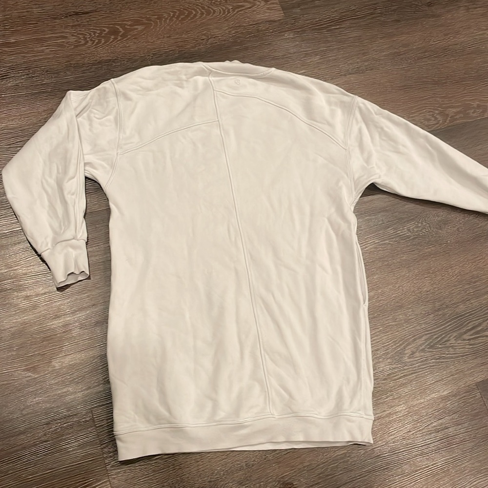🗻Lululemon Broken Beats crew neck sweatshirt Dress Alpine White size xs - Picture 7 of 10